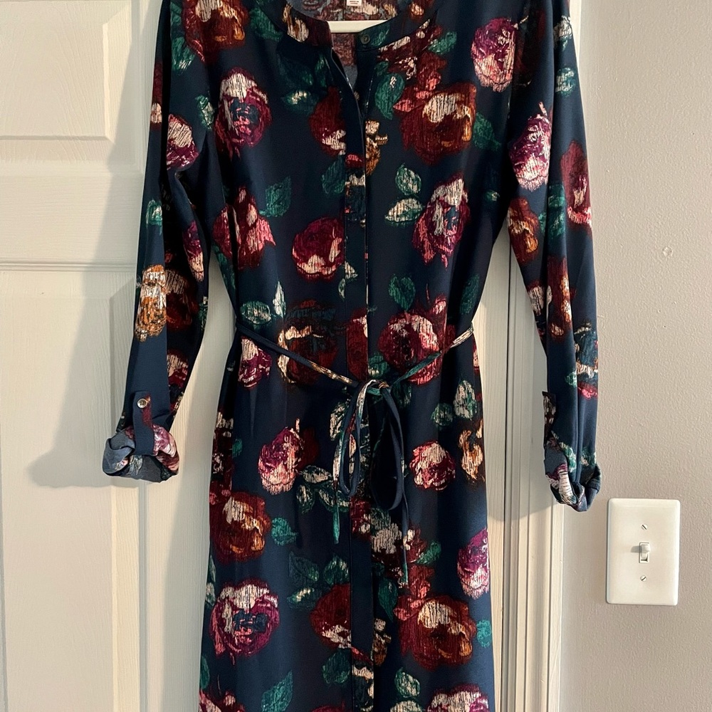 Women’s Navy Floral Merona Dress